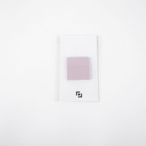 square transparant sticky notes Dusty Rose